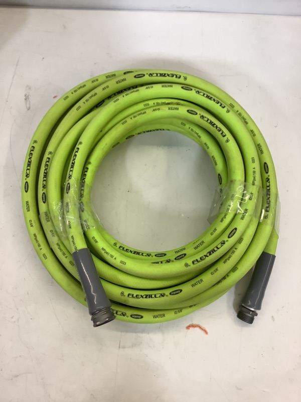 Photo 2 of Flexzilla Garden Hose 5/8 in. x 75 ft, Heavy Duty, Lightweight, Drinking Water Safe, ZillaGreen 