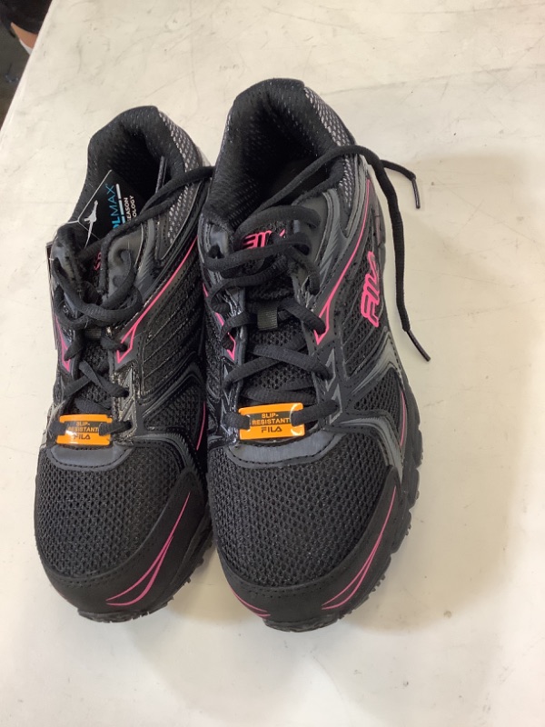 Photo 2 of Fila Memory Reckoning 8 Women's Steel Toe Slip-Resistant Work Athletic Shoe Size 8 