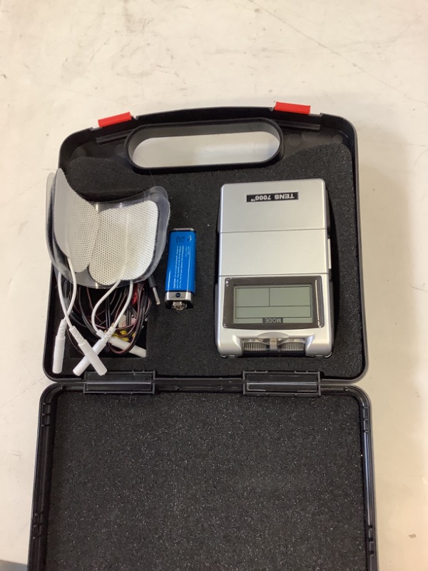 Photo 2 of OTC Digital TENS Electrotherapy Device with Accessories