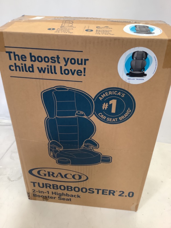 Photo 2 of Graco TurboBooster 2.0 Highback Booster Car Seat, Declan