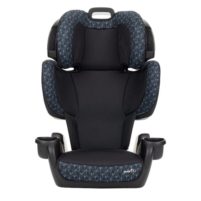 Photo 1 of Evenflo GoTime LX Booster Car Seat (Quincy Blue) High Back Quincy Blue