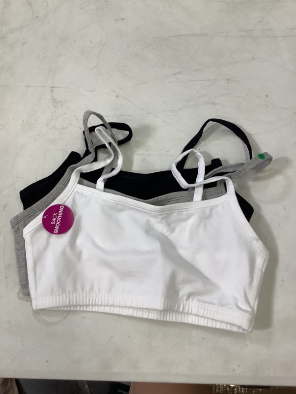 Photo 1 of Fruit of The Loom Women's Spaghetti Strap Cotton Pull Over 3 Pack Sports Bra