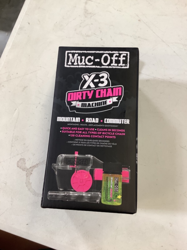 Photo 2 of Muc Off X-3 Dirty Chain Machine - Bicycle Chain Cleaning Device for A Deep and Effective Clean - Includes 75ml Bio Drivetrain Cleaner Bottle