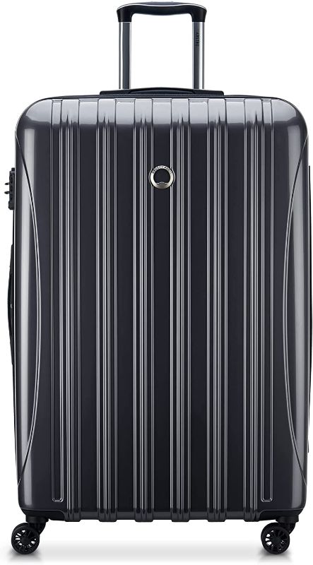 Photo 1 of DELSEY Paris Helium Aero Hardside Expandable Luggage with Spinner Wheels, Titanium, Checked-Large 29 Inch