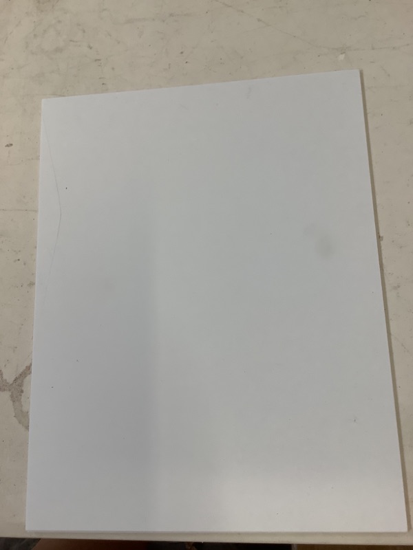 Photo 2 of White Polystyrene Flexible Plastic Board Sheet, Plastic Sheets for Crafts, 8.5" x 11" (.020 Thick) Styrene Sheet, Plasticard, Craft Plastic Sheets, Styrene Sheets Durable Plastic Sheet (5-Pack) 8.5" x 11" White 5