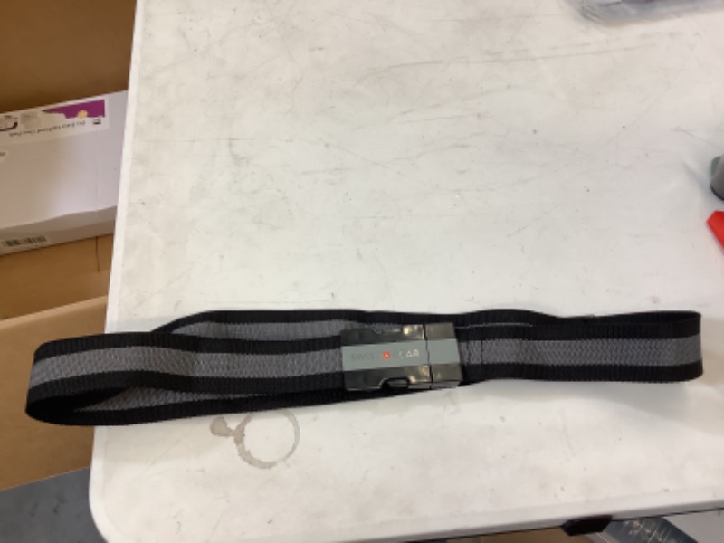 Photo 1 of Grey & Black Swiss Gear Adjustable Strap Belt 