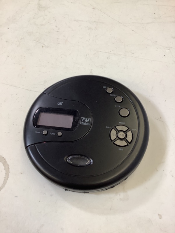 Photo 2 of GPX PC332B Portable CD Player with Anti-Skip Protection, FM Radio 