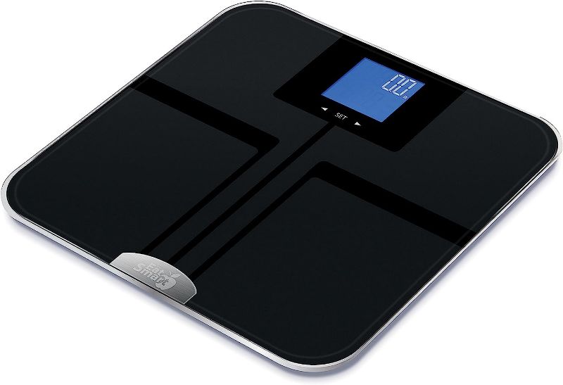 Photo 1 of EatSmart Digital Body Fat Scale with Auto Recognition Technology, Black