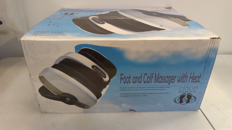 Photo 3 of Cloud Massage Shiatsu Foot Massager Machine - Increases Blood Flow Circulation, Deep Kneading, with Heat Therapy - Deep Tissue, Plantar Fasciitis, Diabetics, Neuropathy (Without Remote)