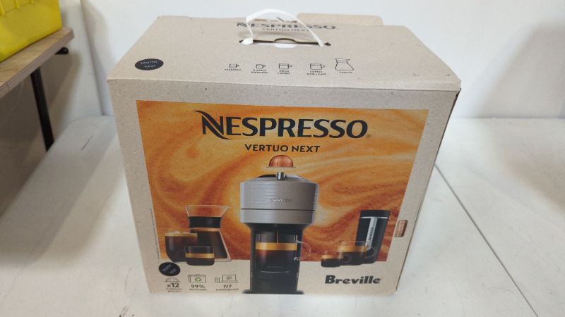 Photo 3 of Nespresso Vertuo Next Coffee and Espresso Machine by De'Longhi,18 ounces, Deluxe Matte Black Rose Gold
