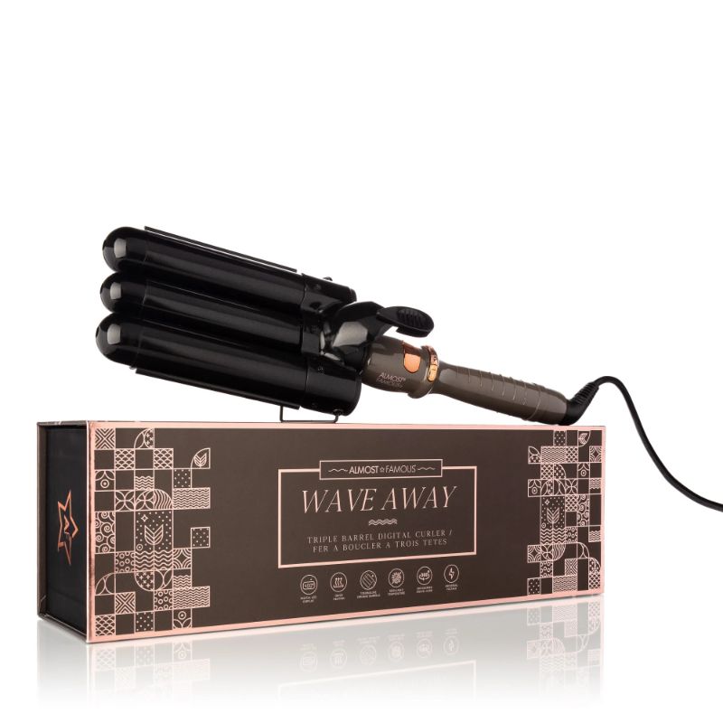 Photo 2 of Wave Away Triple Barrel Curler with Tourmaline Ceramic Barrels
