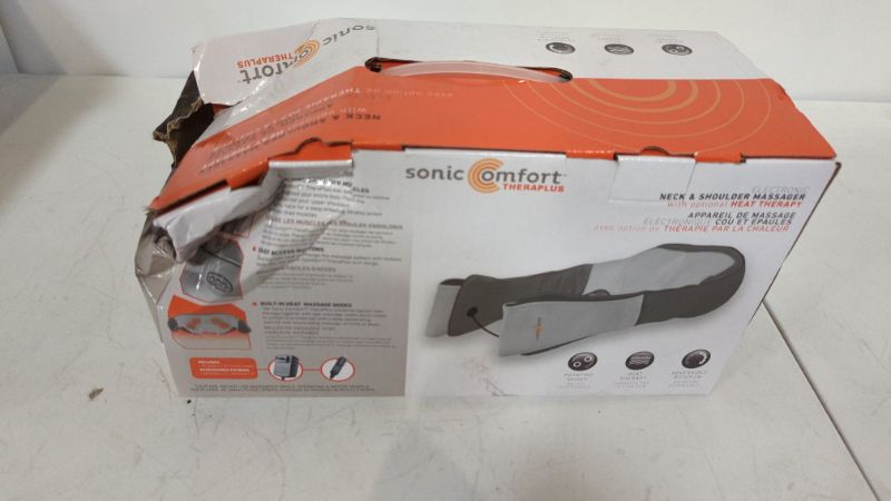 Photo 2 of Sonic Comfort Neck Massager, Electronic Heated Shoulder Shiatsu Back and Neck Massager with Heat Deep Kneading Massage for Neck, Back, Shoulder, Foot and Legs, Use at Home, Car, Office