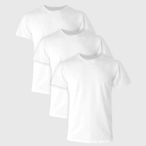 Photo 1 of Hanes Premium 3pk Label Men's Medium Crew Neck Undershirt