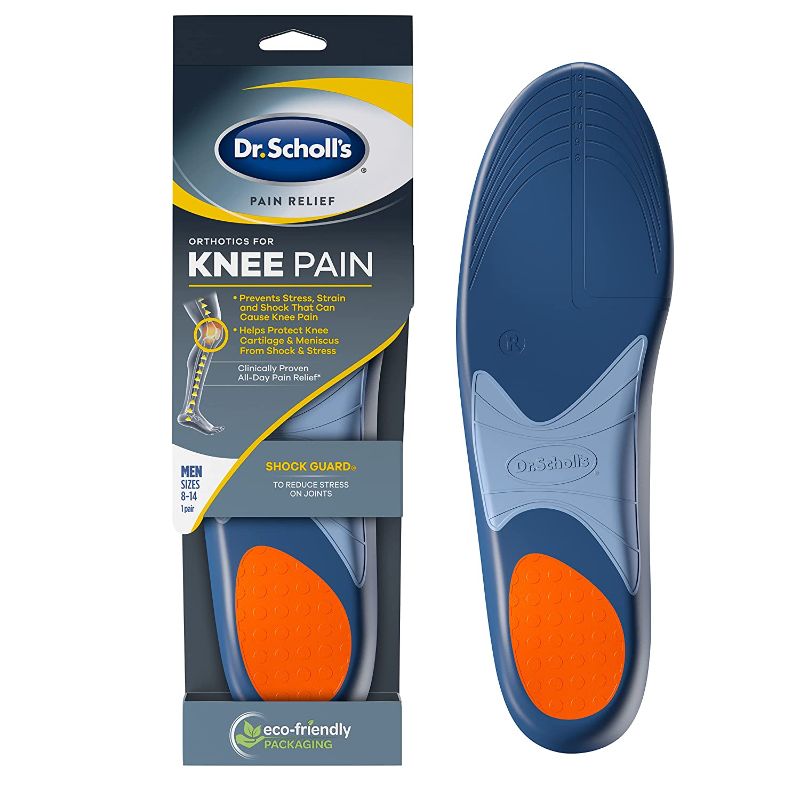 Photo 1 of Dr. Scholl's Knee Pain Relief Orthotics // Immediate and All-Day Knee Pain Relief Including Pain from Osteoarthritis and Runner’s Knee (for Men's 8-14, Also Available for Women's 5.5-9)
