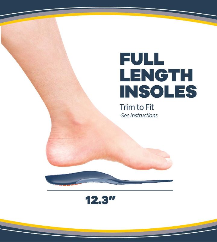 Photo 2 of Dr. Scholl's Knee Pain Relief Orthotics // Immediate and All-Day Knee Pain Relief Including Pain from Osteoarthritis and Runner’s Knee (for Men's 8-14, Also Available for Women's 5.5-9)
