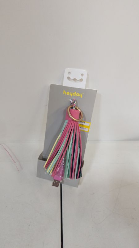 Photo 3 of 12" Lightning to USB-A Tassel Keychain Cable - heyday™

