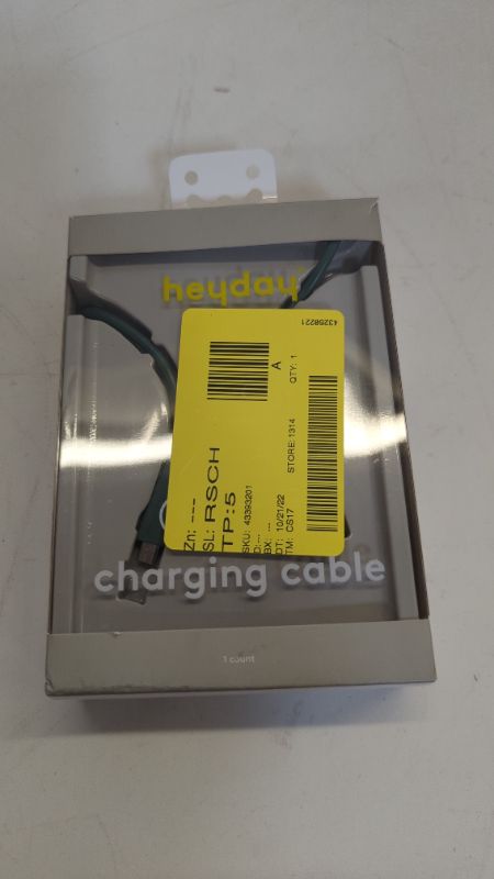 Photo 2 of heyday™ Micro-USB to USB-A Round Cable 6ft
