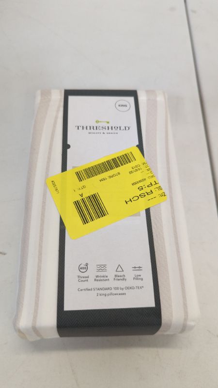 Photo 1 of 400 Thread Count Performance Printed Pillowcase Set - Threshold