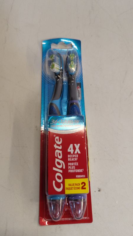 Photo 2 of Colgate 360 Total Advanced Floss-Tip Sonic Powered Vibrating Toothbrush Soft

