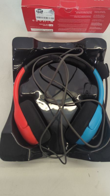 Photo 4 of LVL 40 Wired Gaming Headset for Nintendo Switch - Blue/Red

