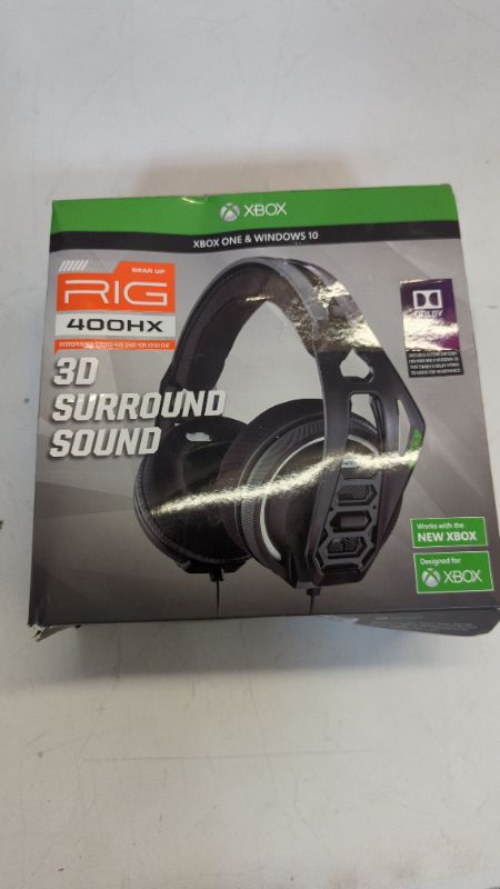 Photo 2 of RIG 400HX Wired Gaming Headset for Xbox One/Series X|S/PlayStation 4/PC