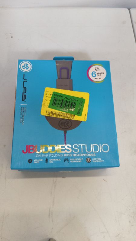 Photo 3 of JLab JBuddies Studio Wired Kids Headphone - Gray/Purple