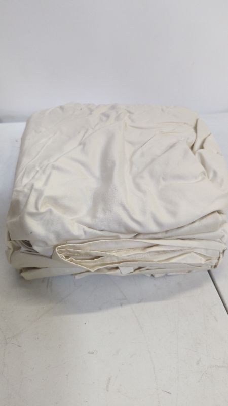 Photo 4 of California Design Den - King Sheets Sets for Adjustable Bed Soft 100% Cotton Cooling Sheets Deep Pockets Snug Fit Elastic, 500 Thread Count, 4-Pc Set, Premium Quality Bedsheet Set (Solid - Ivory) King Solid 08: Ivory