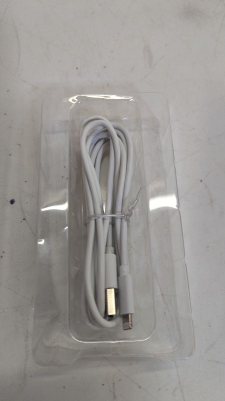Photo 2 of Just Wireless 6ft TPU Lightning to USB-A Cable - White