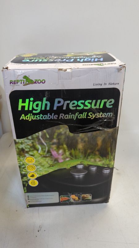 Photo 3 of REPTI ZOO 10L Reptile Mister Fogger Terrariums Humidifier Extremly High Pressure Silent Pump Fog Machine Misting Rainforest Sprayer System Tank with 4PCS Nozzles for a Variety of Reptiles/Amphibians