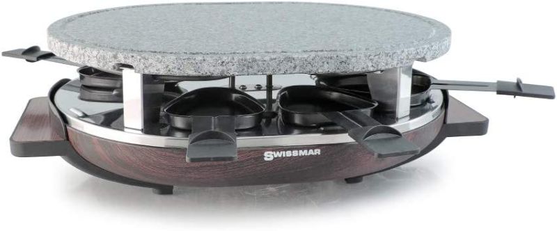 Photo 1 of Swissmar Matterhorn 8 Person Raclette (Faux Wood Base with Granite Top)
