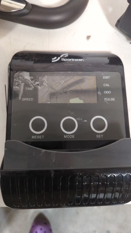 Photo 1 of Foldable Exercise Bike, Sportneer 2023 New Version 3 in 1 Resistance Stationary Bike with 16 Level Magnetic, Indoor Cycling Bike with PVC Floor Mat, Folding Workout Bike, Versatile LCD Screen, Heart Rate Grip

P.D. 27"D x 16"W x 42"H