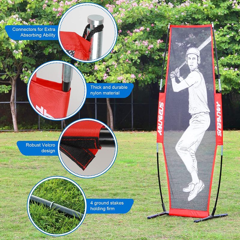 Photo 2 of AOLIGEIJS Baseball Softball Batter Dummy,Pitching Target,Pitching Aid for Improved Accuracy
