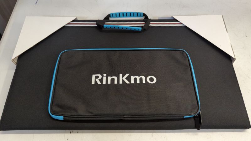 Photo 4 of RINKMO 100 Watt Portable Rechargeable,Folding Power Energy Charging,Easy to Use,for 12V RV Outdoor Camping Battery Power Sation and Fast USB Phone Charger
