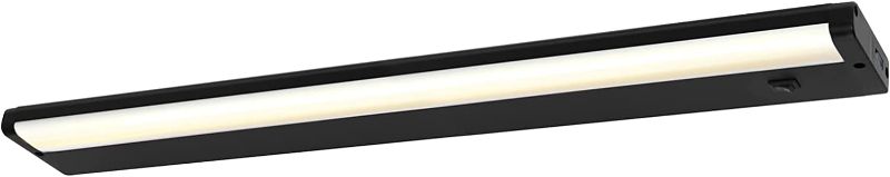 Photo 1 of LUMILAND LED Cabinet Lighting 24 inch 15W 825LM, Warmwhite 3000K Under Cabinet LED Lights, Black
