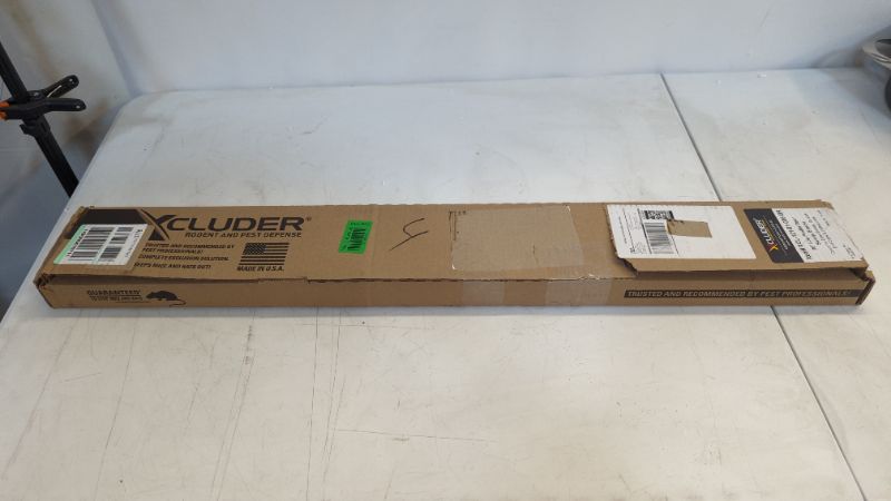 Photo 3 of Xcluder 36 in. Low-Profile Door Sweep, Dark Bronze, Seals Out Rodents & Pests, Enhanced Weather Sealing, Easy to Install; Door Seal Rodent Guard; Rodent Proof Door Sweep