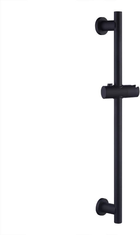 Photo 2 of KES Shower Slide Bar for Bathroom with Adjustable Handheld Shower Holder Wall Mount SUS 304 Stainless Steel Matte Black, F204-BK
