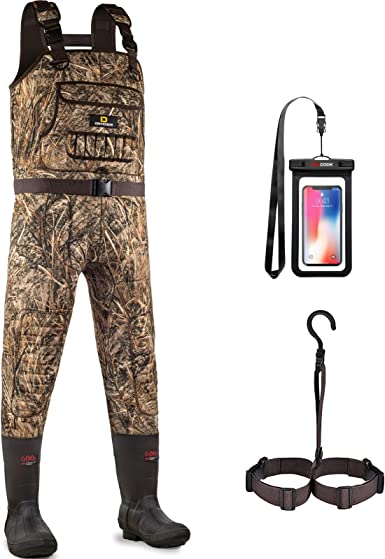 Photo 1 of DRYCODE Chest Waders, Neoprene Waders for Men with 600G Boots, Waterproof Insulated Camo Duck Hunting Waders, Wader for men
