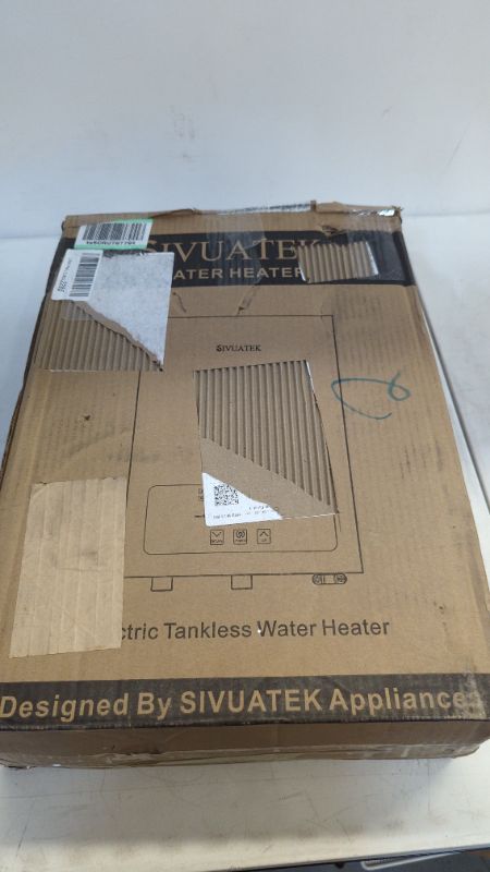 Photo 3 of Electric Tankless Water Heater, SIVUATEK Instant Water Heater on Demand Smart Electric Tankless Hot Water Heater 18kW 240V, Self-Modulation Hot Water Heater Point of Use V7B-180B