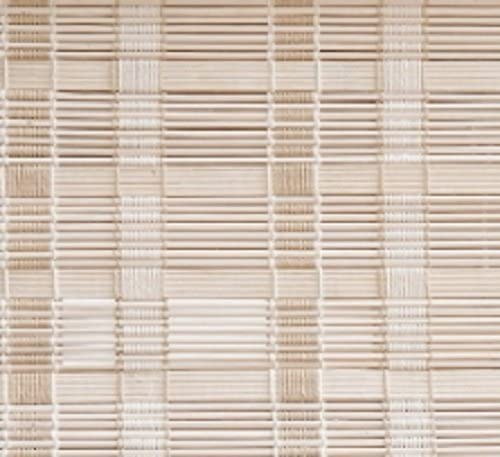 Photo 2 of Blinds Cordless Whitewash Bamboo Roman Shades Light Filtering Window Blinds - Size: 46" W x 60" H