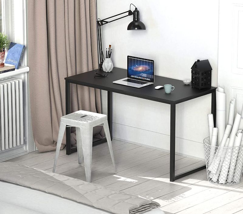 Photo 2 of SHW Home Office 40-Inch Computer Desk, Black 40-Inch Black