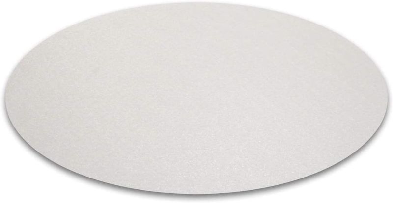 Photo 1 of Floortex Polycarbonate Round Multi Purpose Mat 46" Diameter for Hard Floors, Clear, Model: FC129020RR
