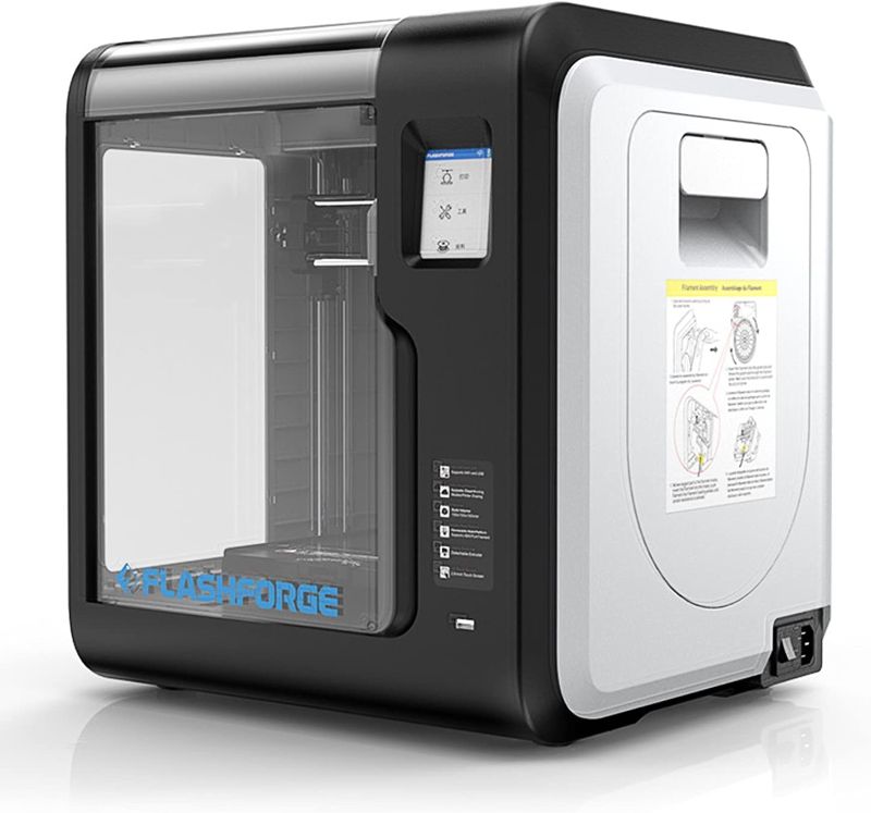 Photo 1 of FLASHFORGE 3D Printer Adventurer 3 - Silent Chamber FDM Printing, Free Leveling Removable Heated Build Plate and Detachable Nozzle, Touch Screen, HD Camera, Auto Feeding, Build Volume 150x150x150mm
