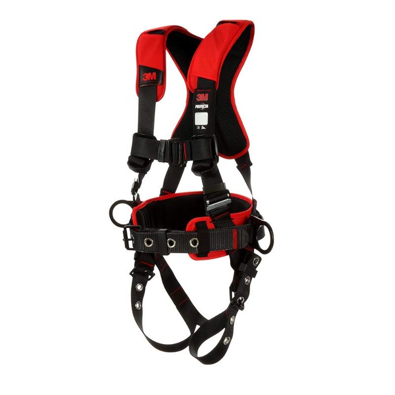 Photo 2 of 3M Protecta Medium - Large Comfort Construction Style Full Body Positioning Harness With Easy-Link Web Adapter, Auto-Resetting Lanyard Keeper And Impact Indicator
