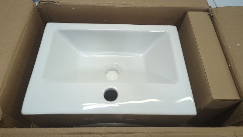 Photo 2 of 18"x14"x8" Rectangle Bathroom sink 