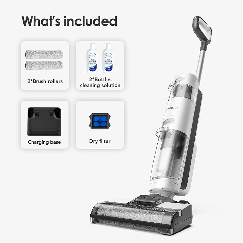 Photo 2 of Tineco iFLOOR 3 Breeze Complete Wet Dry Vacuum Cordless Floor Cleaner and Mop One-Step Cleaning for Hard Floors
