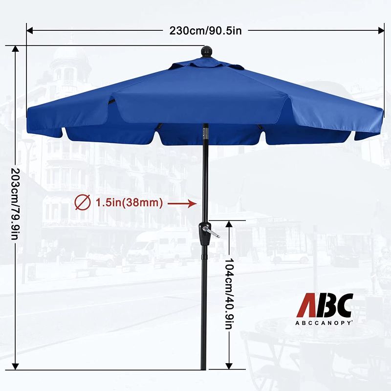 Photo 1 of ABCCANOPY Premium Patio Umbrellas 7.5' Blue