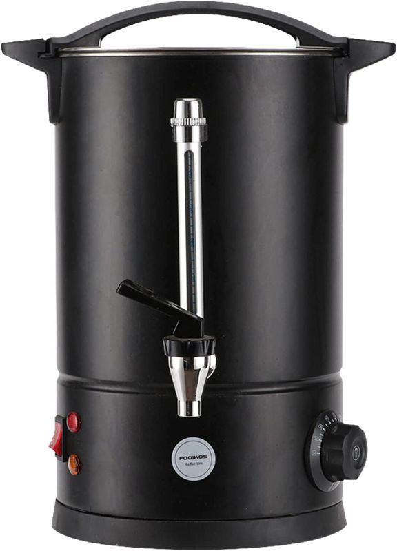 Photo 1 of Fooikos Coffee Urn?8L-50 Cups, 304 Stainless Steel?1600W Fast Heating Black
