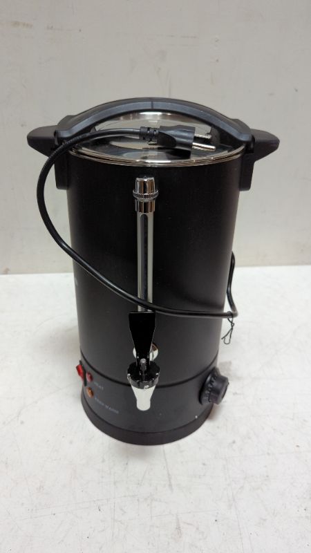 Photo 1 of Fooikos Coffee Urn?8L-50 Cups, 304 Stainless Steel?1600W Fast Heating Black
