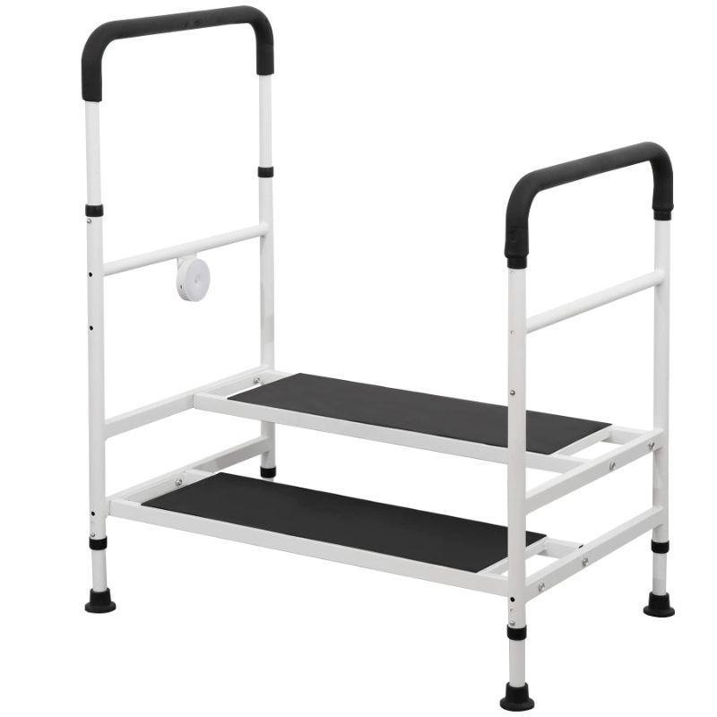 Photo 1 of DorBuphan 2 step stool with Grab Guards for bed