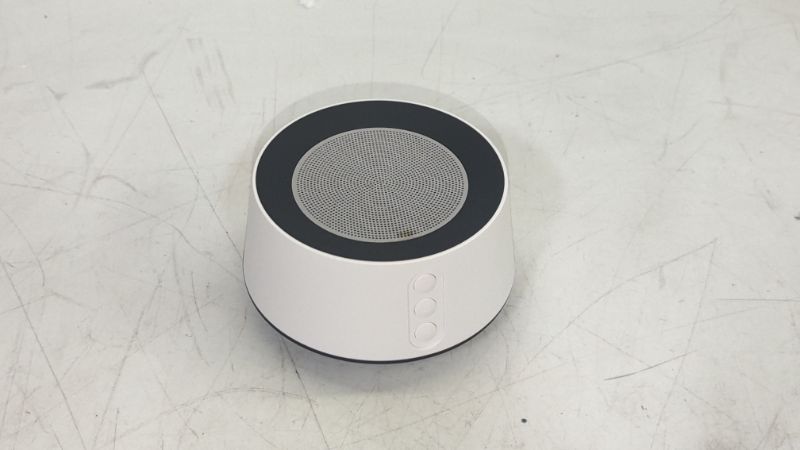 Photo 1 of White Noise Machine with 14 High Fidelity Soundtracks, 10 Level Night Lights, Full Touch Metal Grille and Buttons, Timer and Memory Features, Plug in, Lullaby Machine for Baby, Adults
